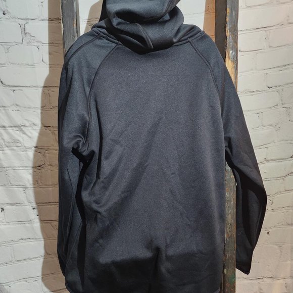 Under Armour Cold Gear Uoith Medium Marquette Hoodie Black - Picture 4 of 5